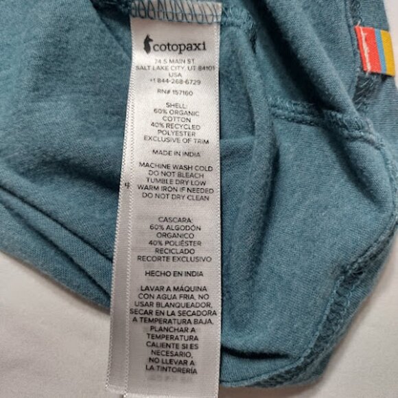 COTOPAXI Mens Green Do Good T-Shirt Organic Cotton Blend Graphic Tee L - Picture 14 of 14